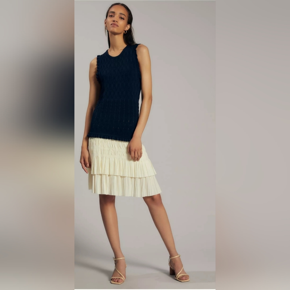 Pleated Mini Dress